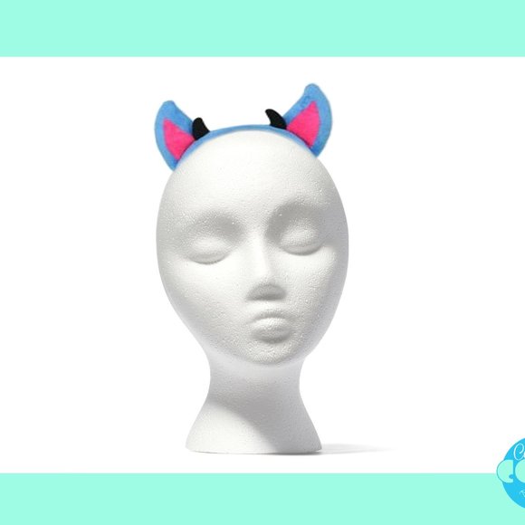 Rare Blood On The Dance Floor merch BOTDF blue plush Bat Ears and paw glove set